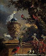 Melchior de Hondecoeter The Menagerie oil painting reproduction